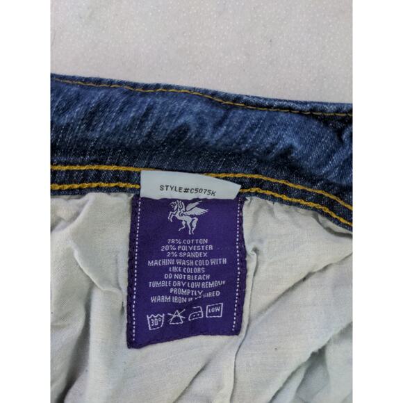 Womens Vigoss Jeans Capris Pants Size 9 Blue Denim Distressed - Picture 14 of 14